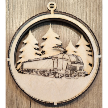 Weihnachtsbaumanhänger E-Lok BR 192/193 Smartron/Vectron graviert