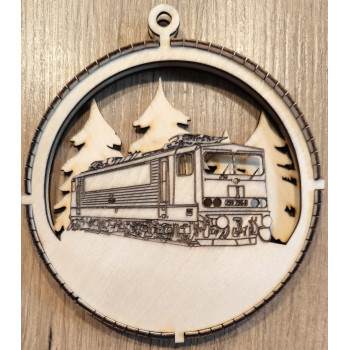Weihnachtsbaumanhänger E-Lok BR 250/155 graviert