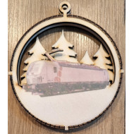 Weihnachtsbaumanhänger E-Lok BR 192/193 Smartron/Vectron Akiem farbig