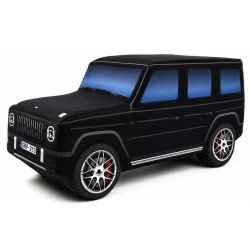 KisFa - Mercedes-Benz AMG G63 schwarz 43 cm lang 3D-Plüschkissen SUV Geländewagen