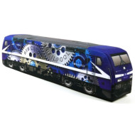 KisFa - E-Lok Bombardier Traxx 186 423-0 RTB Cargo Railpool 53 cm lang 3D-Plüschkissen Lokomotive Eisenbahn