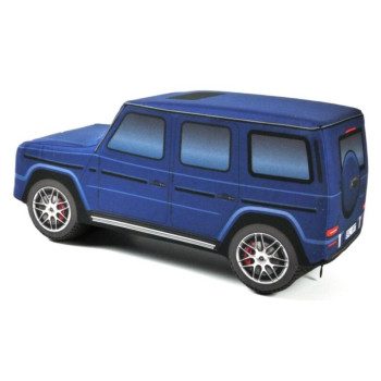 KisFa - Mercedes-Benz AMG G63 dunkelblau 43 cm lang 3D-Plüschkissen SUV Geländewagen