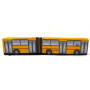 KisFa - Ikarus 280 Gelenkbus orange-gelb Klapptüren 60,5 cm lang 3D-Plüschkissen Omnibus KisFa - Ikarus 280 Gelenkbus orange-gelb Klapptüren 60,5 cm lang 3D-Plüschkissen Omnibus