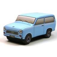KisFa - Trabant 601 Kombi hellblau Plüschkissen 30x12x13cm Kissen