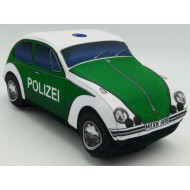 VW Käfer 1302 1970 POLIZEI Plüschkissen 33x13x14 cm 3D-Kissen