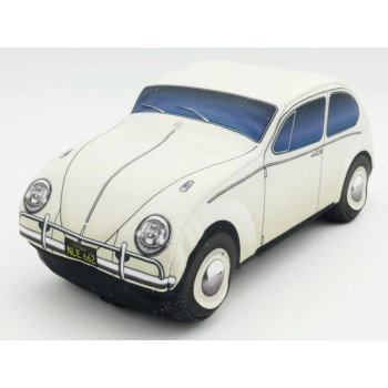 VW Käfer 1963 Lichtgrau Plüschkissen 23x10x9,5cm Kissen