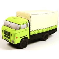 KisFa - IFA W50L Plane Pritsche grün 39 cm lang 3D-Plüschkissen LKW