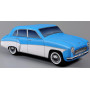 KisFa - Wartburg 312 DeLuxe Limousine blau grau Plüschkissen 35x13,5x12,5cm Kissen