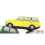 KisFa - Wartburg 353W Kombi sandgelb Plüschkissen 37x13x14cm 3D-Kissen