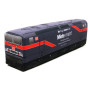 KisFa - E-Lok LEW „Lady“ 143 326-7 DB "Miete Mich" dunkelblau 47 cm lang 3D-Plüschkissen Lokomotive Eisenbahn