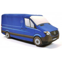 KisFa - Mercedes-Benz Sprinter 13-18 blau Lieferwagen 41 cm lang 3D-Plüschkissen Transporter KisFa - Mercedes-Benz Sprinter 13-18 blau Lieferwagen 41 cm lang 3D-Plüschkissen Transporter