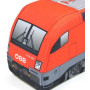 KisFa - E-Lok Siemens EuroSprinter/Taurus 1116 021-5 ÖBB 54 cm lang 3D-Plüschkissen Lokomotive Eisenbahn