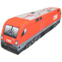 KisFa - E-Lok Siemens EuroSprinter/Taurus 1116 021-5 ÖBB 54 cm lang 3D-Plüschkissen Lokomotive Eisenbahn