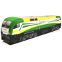KisFa - E-Lok Siemens E-Lok EuroSprinter/Taurus ES64 U2 BR 182 570-2 GYSEVCARGO 54 cm lang 3D-Plüschkissen Lokomotive Eisenbahn