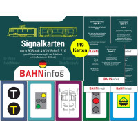 Signalkarten Straßenbahnsignale Deutschland - Set mit 119 Lernkarten gemäß ..