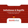 Definitionen & Begriffe im Bahnbetrieb (Deutschland) - Set mit 218 Lernkarten