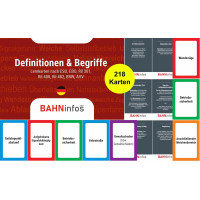 Definitionen & Begriffe im Bahnbetrieb (Deutschland) - Set mit 218 Lern..