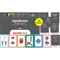 Signalkarten Eisenbahnsignale Deutschland - Set mit 186 Lernkarten gemäß DB..
