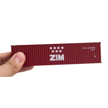 MM 40ft Dry Highcube Container Seecontainer 1:87 braun "ZIM" H0 HO
