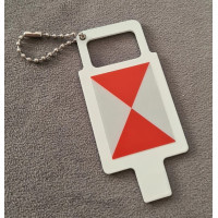 Schlüsselanhänger Rucksackanhänger Miniatur Zugschlussscheibe Zugschluss Schlusssignal Zg 2 Edelstahl 86x40x2mm Schlüsselanhänger Rucksackanhänger Miniatur Zugschlussscheibe Zugschluss Schlusssignal Zg 2 Edelstahl 86x40x2mm