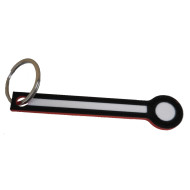 Schlüsselanhänger Rucksackanhänger Formhauptsignal Hp Signalflügel dreifarbig (schwarz/weiss/rot) PLA 85x15x5 mm RS1013
