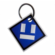 Schlüsselanhänger Rucksackanhänger "Signal El 1" PLA 40x40x2 mm