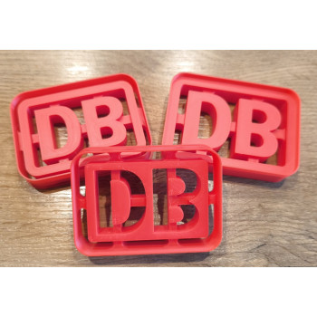 Backausstecher Kekse Plätzchen groß DB Deutsche Bahn Set dreiteilig Backausstecher Kekse Plätzchen groß DB Deutsche Bahn Set dreiteilig