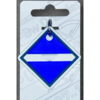 Schlüsselanhänger Rucksackanhänger "Signal El 4" PLA 40x40x2 mm RS1021 Schlüsselanhänger Rucksackanhänger "Signal El 4" PLA 40x40x2 mm RS1021