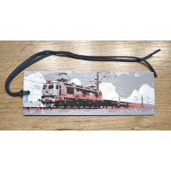 Lesezeichen Eisenbahn russische E-Lok mit GĂĽterzug PLA Lesezeichen Eisenbahn russische E-Lok mit GĂĽterzug PLA