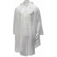 Folienponcho DUBLIN Regenschutz Foliencape Regencape Schutzponcho unisex PVC transparent