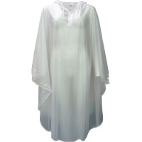 Folienponcho YORK Regenschutz Foliencape Regencape Schutzponcho unisex PVC transparent