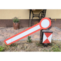 Signalflügel Formhauptsignal 90cm beidseitig bedruckt (rot/weiss, schwarz/weiss) Deko Raumdeko Schulung Seminar Lernhilfe Signalflügel Formhauptsignal 90cm beidseitig bedruckt (rot/weiss, schwarz/weiss) Deko Raumdeko Schulung Seminar Lernhilfe