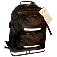 Tatonka - 6651.040 Rucksack Dienstrucksack Schwarz Modell 8 TF RS 8 SUPERIOR orange Warnhülle neutral (für Lokführer Triebfahrzeugführer)