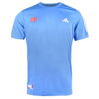 Adidas DB Laufshirt Damen hellblau Adidas DB Laufshirt Damen hellblau